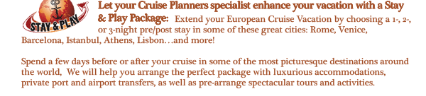 Let your Bob Johnston Specialist Enhance your vacation with a Stay and Play Package!